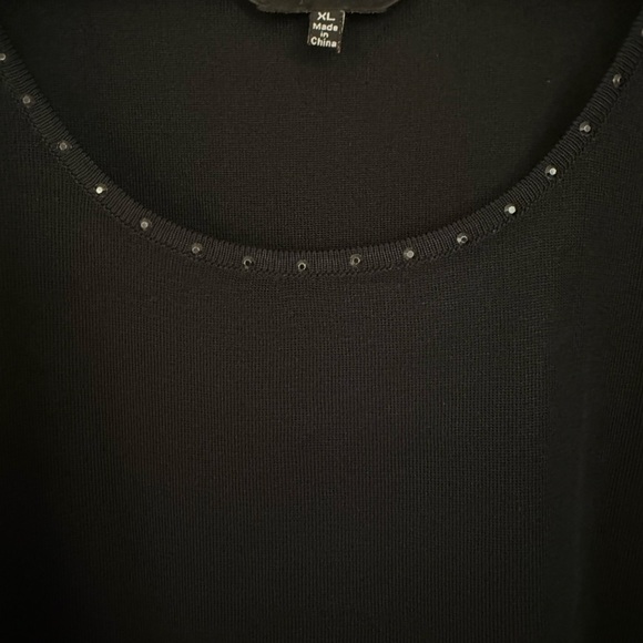 Ming Wang Black Sleeveless Top - Picture 6 of 9